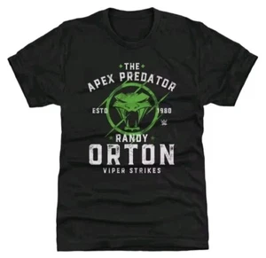 WWE Randy Orton Apex Predator Wrestling Black 100% Cotton T-shirt Free Postage - Picture 1 of 4