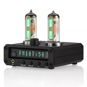 HIFI Röhrenvorverstärker mit Magic 6E2 Stereo-Kopfhörerverstärker FM-Radio Clock - Bild 1 von 8