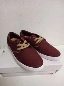 Globe Shoes Mens 7 Winslow burgunday Skateboarding Lace Up Comfort #3A3 - Picture 1 of 6