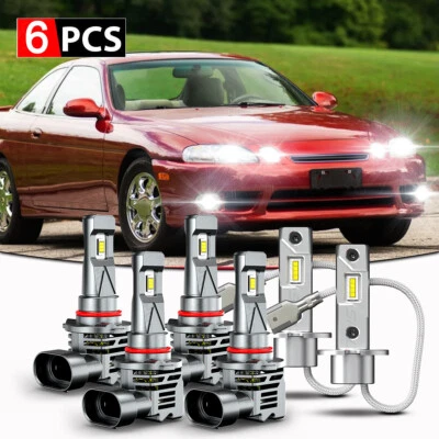 Faro LED haz alto bajo + faros antiniebla para Lexus SC300 SC400 1994-2000 Foto 1 de 4