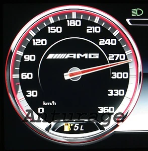 Mercedes W222 W217 S65 AMG V12 360 km\h Tacho Kombiinstrument Instrument cluster - Bild 1 von 8