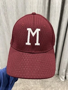 Proflex by Outdoor Cap Mütze Kappe mit Stickerei weiß M auf weinrot Stricknetz L/XL - Bild 1 von 8