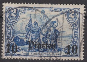 === German Auslandspostamt Turkey Mi. 45 Gest Cat. === - Picture 1 of 1