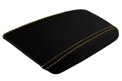 Tapa Consola Cubierta Cuero para Nissan Silvia 240SX 1989-1993 Puntada Amarilla Foto 1 de 4