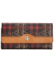 Portafoglio Giani Bernini Plaid Blocco Firma Ricevute - Foto 1 di 3