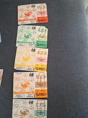 Biglietti Calcio Torneo Berlusconi Mundialito Clubs 83 - Immagine 1 di 4