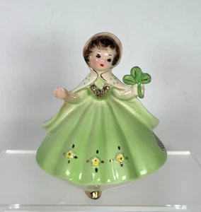 Josef Originals Little International Irland Mädchen mit Kleeblatt Vintage Japan - Bild 1 von 7