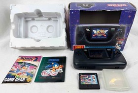 Sega Game Gear color portable video game system Sonic the Hedgehog 2 console