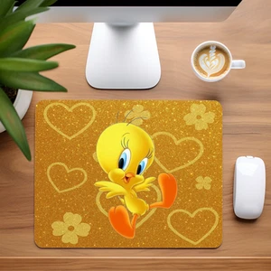 Tweety Bird Custom Non-Slip Neoprene Mouse Pad Home Office - Picture 1 of 1
