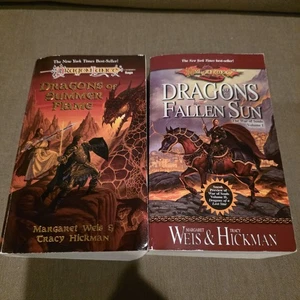 Dragonlance paperbacks dragons of a fallen sun, dragons of summer flame - Picture 1 of 2