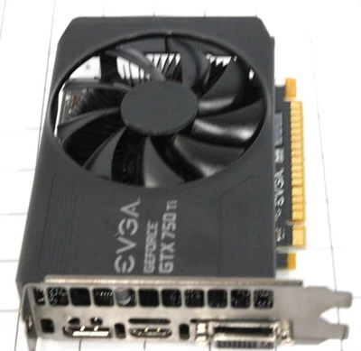 Placa de Vídeo EVGA GeForce GTX 750Ti 2GB GDDR5 - 1xHDMI 1xDVI 1xDP - Imagem 1 de 4