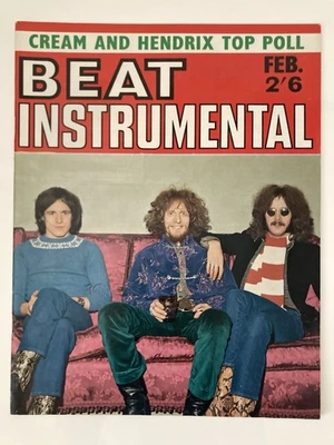 Beat Instrumental Magazine Number 58 Feb 1968 Hendrix Cream - Image 1 of 4
