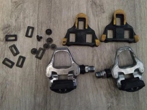 Shimano 105 PD-5700 SPD SL Klickpedale Rennrad Triathlon Pedale 9/16 silber Paar - Bild 1 von 6