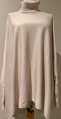 Camisa Suéter Poncho Cuello Alto ALFANI Mujer Nueva con Etiquetas - Talla XL Extra Grande Foto 1 de 4