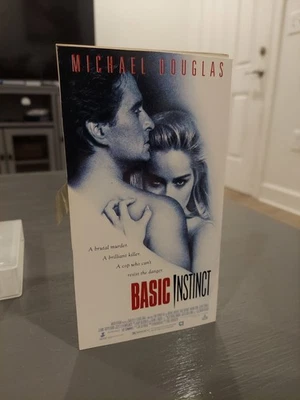 Basic Instinct VHS Tape Sealed 1992 Michael Douglas - Image 1 of 3