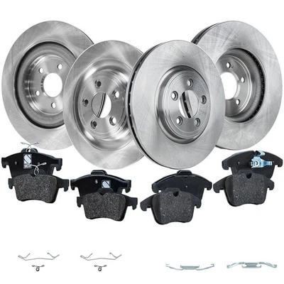 Brake Disc and Pad Kit For 09-15 Jaguar XF 06-08 S-Type Front and Rear - Image 1 of 4