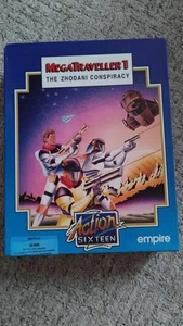 MegaTraveller 1 The Zhodani Conspiracy By Action Sixteen ~ Boxed PC Game CD-Rom - Zdjęcie 1 z 2