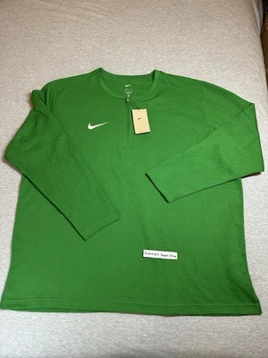 Camiseta de fútbol Nike Dri-Fit Raglan 1/4 cremallera verde DV6751-377 para hombre talla 3XL NUEVA CON ETIQUETAS Foto 1 de 4