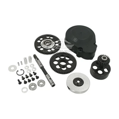 Alloy 2 Speed Gear System Kit for 1/5 HPI RV KM GTB Baja 5B 5T 5SC - Image 1 of 4