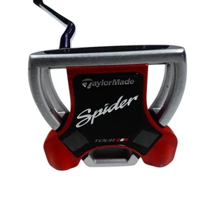 TaylorMade Spider Tour Red Putter Double Bent Putter 34.5" LH NEW GRIP - Picture 1 of 8