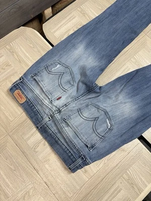 Y2K Levi’s 524 Too Superlow Low Rise Bootcut Jeans Blue Denim VTG Women Sz 5 - Image 1 of 4