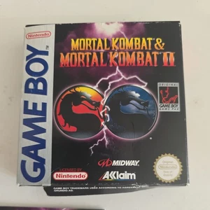 Mortal Kombat I & II (Nintendo Game Boy, 1997) , Very Rare. Original Box. - Picture 1 of 8