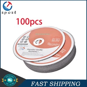 Cutting Discs 100 Pack 7"x1/16"x7/8" Cut-off Wheel - Metal & Stainless Steel New - Picture 1 of 7