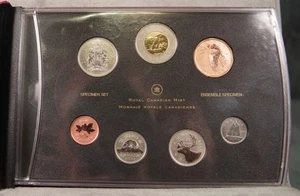 2010 Canada 7 Coin Specimen Set Northern Harrier Hawk - Complete - Picture 1 of 3