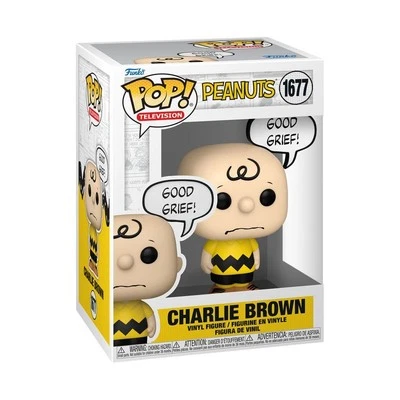 Funko POP Peanuts - Peanuts - Charlie Brown "Good Grief" #1677 Vinyl Figure - Imagem 1 de 2