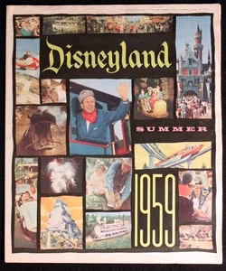 Disneyland June 1959 Vintage Newspaper Supplement Los Angeles Times Walt Disney - Picture 1 of 18