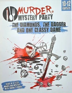 Classic Detective Murder Mystery Party Game. Diamonds, Dagger & One Classy Dame - Picture 1 of 10