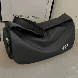Solid Color Fitness Bag Zipper Fitness Training Bag for Men Women (Black) *AU - Picture 1 of 7