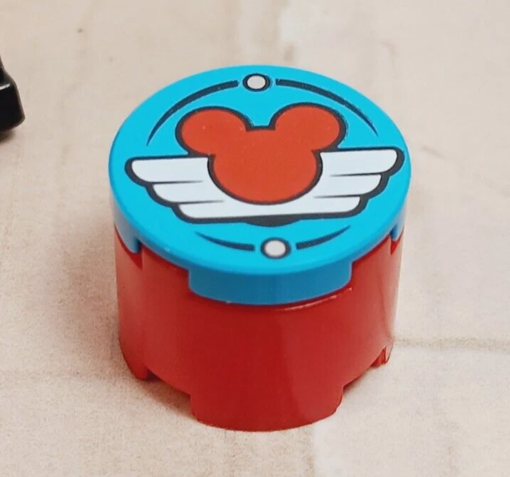 New LEGO Mickey Mouse Cake Top Wings Silhouette Disney Gift box Wrapping Faux - Image 1 of 1