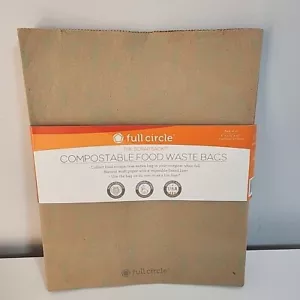Kitchen Food Waste Bag-10 Bags Compostable paper Bag - Leak Resistant 1.5 gallon - Picture 1 of 13