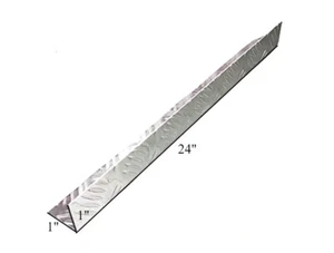 Wall Edge Corner Guard Angle 1"x1"x24" Aluminum Diamond Plate - Picture 1 of 4