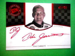 Dale Jarrett 2009 PP Legends #88 UPS Ford INSCRIBED "DJ" RED Auto Card SER#41/50 - Picture 1 of 3