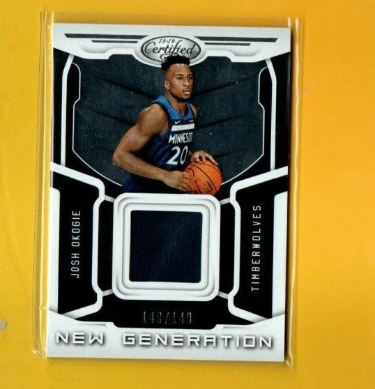 D15399 2018-19 Certified New Generation Jerseys #20 Josh Okogie  - Image 1 of 1