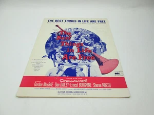 1927 The Best Things In Life Are Free Sheet Music Gordan MacRae Ernest Borgnine - Picture 1 of 7