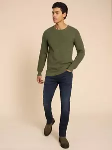 White Stuff Men's Attadale Crew Neck Jumper - Picture 1 of 15