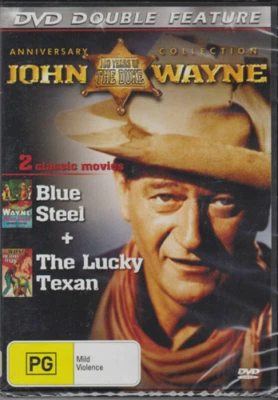 JOHN WAYNE COLLECTION BLUE STEEL / THE LUCKY TEXAN New John Wayne DVD - Image 1 of 4