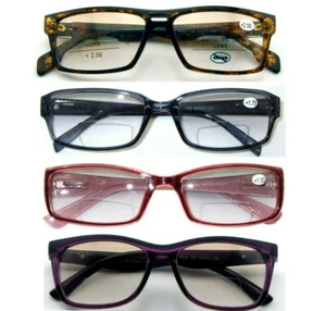 Gafas de lectura BIFOCALES tintadas claras selección unisex elegantes metal o plástico - Imagen 1 de 22