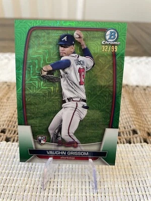 VAUGHN GRISSOM 2023 Bowman Chrome Green Mojo Refractor RC /99 Red Sox! 🔥🔥🔥 - Image 1 of 2