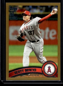 Scott Downs /2011 Gold 60th Anniversary Topps 2011 Card #US101 LA Angels - Picture 1 of 2