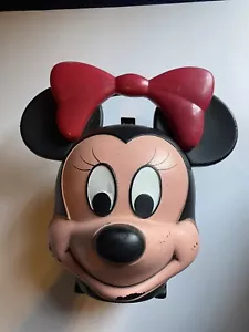 Vintage Disney Aladdin Minnie Mouse Head Lunchbox - NO THERMOS - Picture 1 of 8