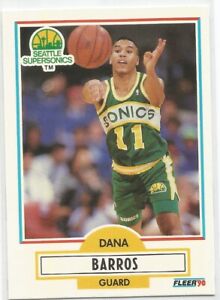 Dana Barros Fleer 1990/91 - NBA Basketball Card #175