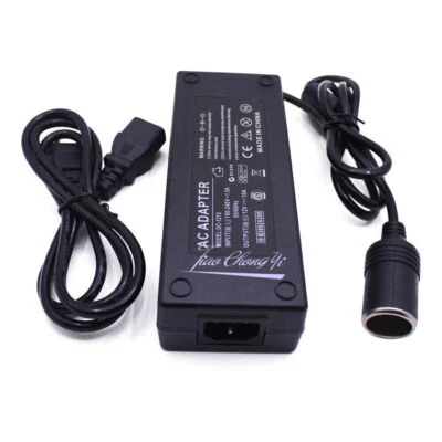 12V 10A  AC to DC Power Adapter Converter Car Cigarette Lighter Socket Charger - Image 1 of 4