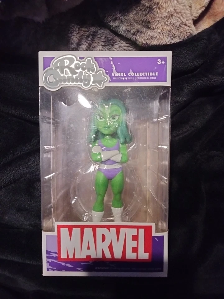 She Hulk Funko ROCK CANDY Marvel Cabeza Bobble Figura Vinilo Juguete Coleccionable Regalo Foto 1 de 1