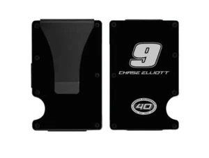 Chase Elliott #9 NASCAR Name and Number Etched Aluminum Compact Wallet - Picture 1 of 1