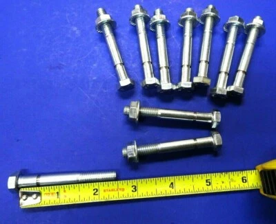 (Grade 5)- 10- 5/16th Coarse Thread 2.5" Sheer bolts Kubota Snowblower+Bonus 3 - Image 1 of 2