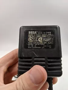 SGA - Official Sega Genesis AC Class 2 Power Supply Adapter Model MK-2103 OEM - Picture 1 of 3